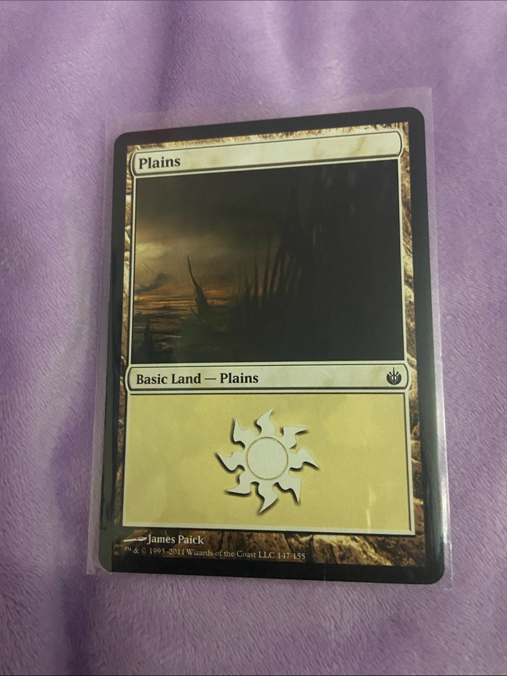 Magic: The Gathering Plains Basic Land Card - White
